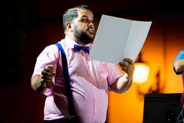  La Murgota de Telde estrena con éxito en Gáldar su espectáculo 'Los chicos del coro'/TA.